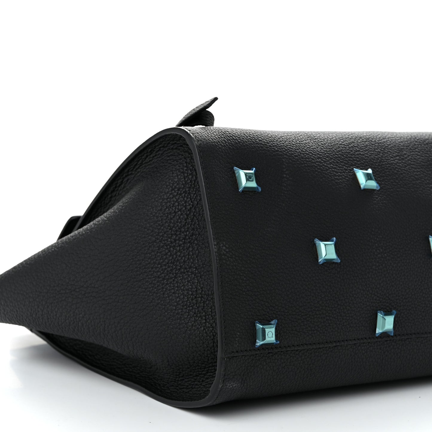 Calfskin Large Studio Soft Bag Black