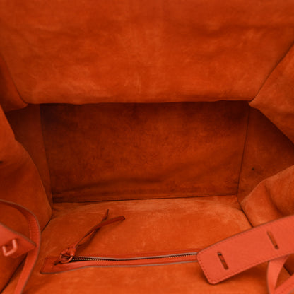 Celine Grained Calfskin Medium Phantom Luggage Burnt Orange 5 of 10