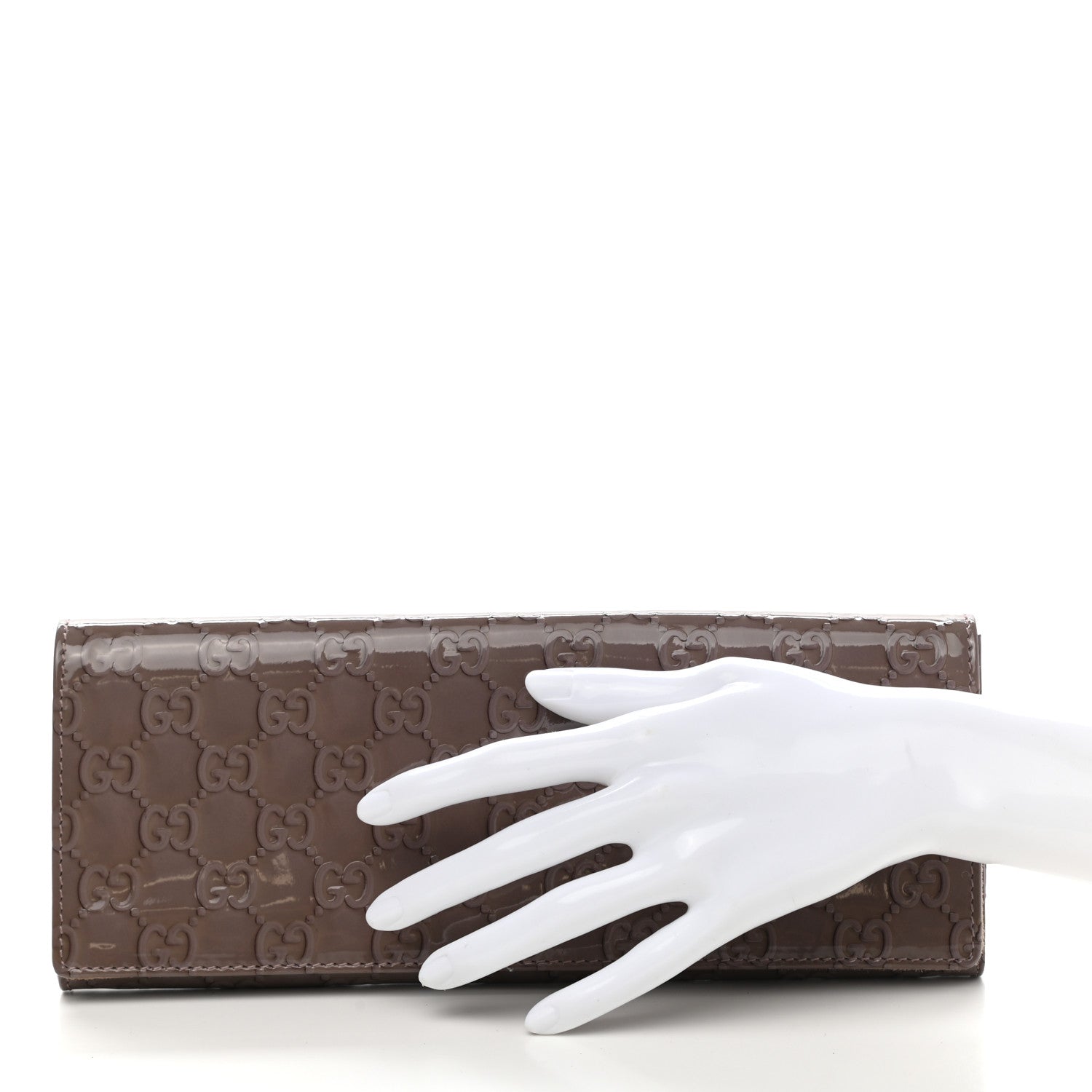 Gucci Patent Guccissima Small Broadway Clutch Lavender 2 of 7
