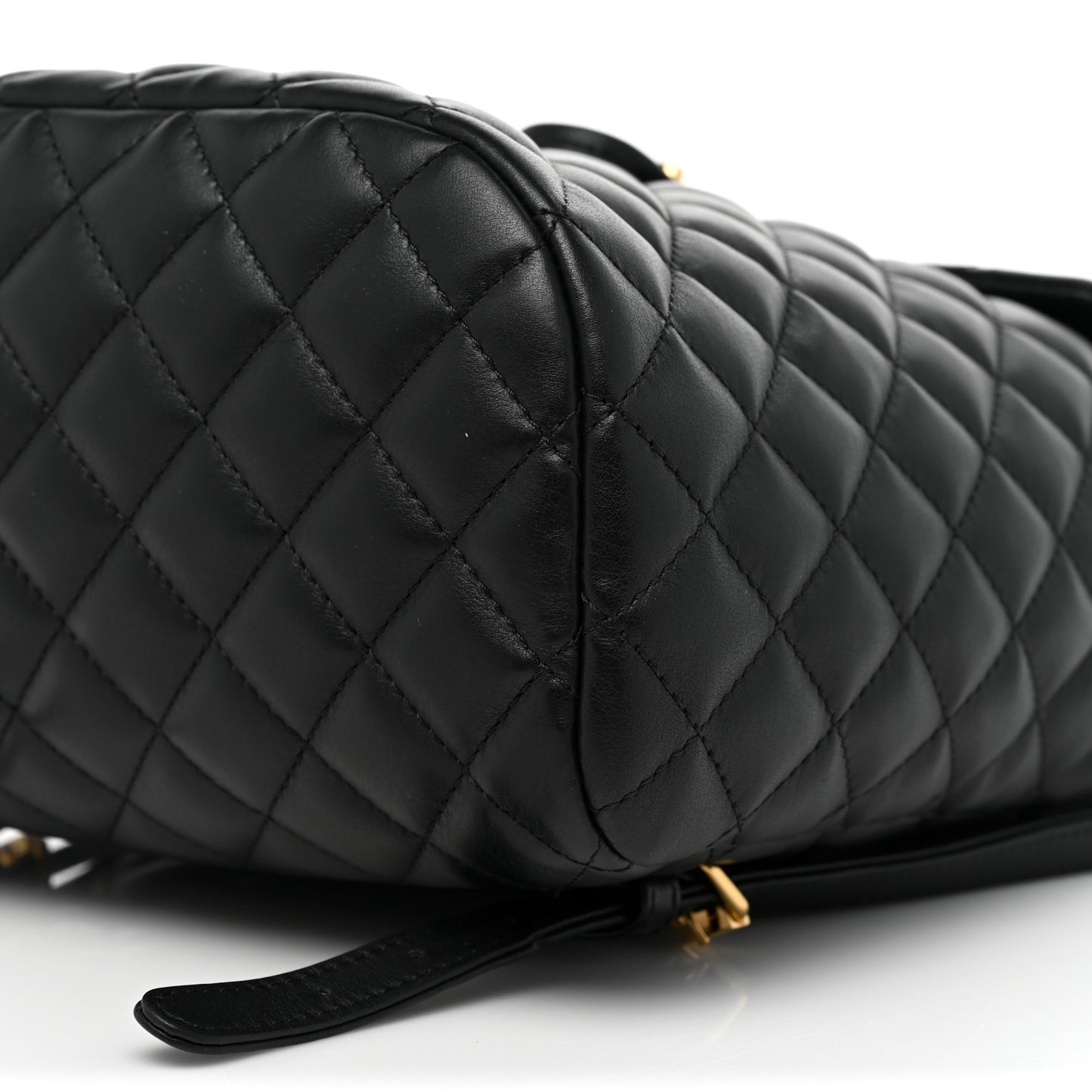 Lambskin Quilted Small Urban Spirit Backpack Black