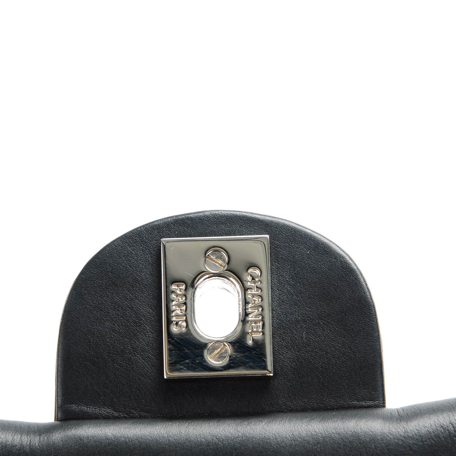 Chanel Lambskin Quilted Jumbo 3 Flap Black 5 of 8