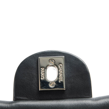 Chanel Lambskin Quilted Jumbo 3 Flap Black 5 of 8