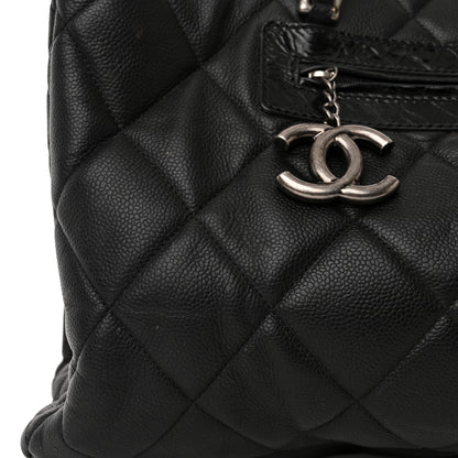 Chanel Caviar Quilted Coco Casual Tote Black 15 of 24