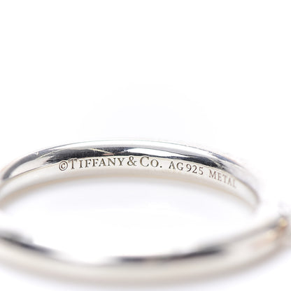 Tiffany Sterling Silver Rubedo Return to Tiffany Heart Charm Ring 54 7 4 of 4