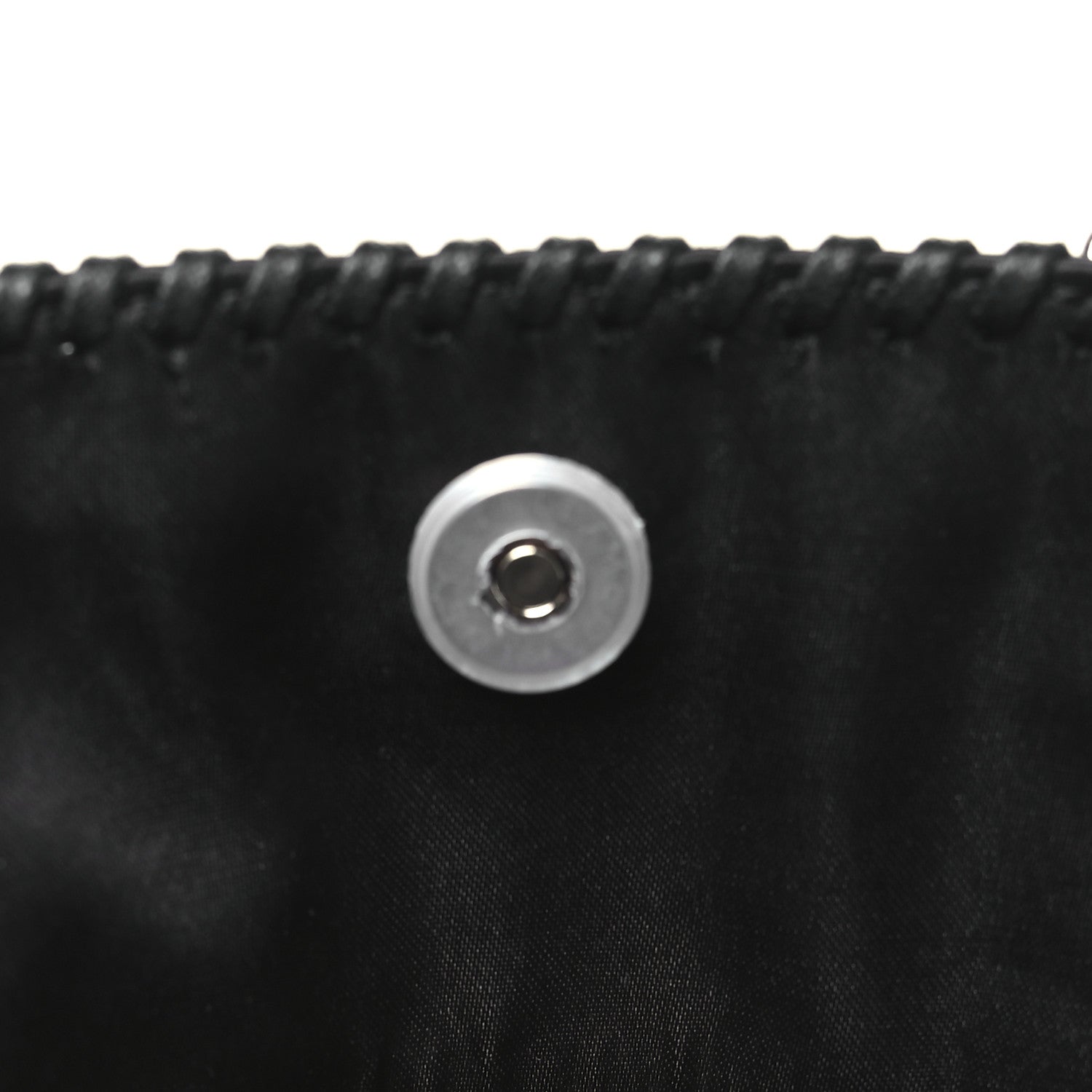 Stella McCartney Eco Satin Tiny Crystal Fringe Falabella Tote Black 6 of 10