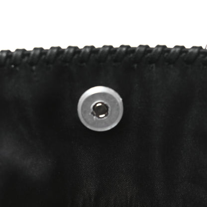 Stella McCartney Eco Satin Tiny Crystal Fringe Falabella Tote Black 6 of 10