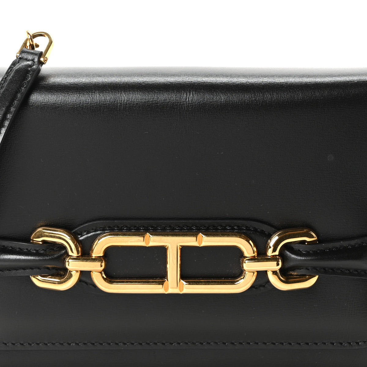 Calfskin Mini Whitney Shoulder Bag Black
