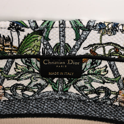 Christian Dior Canvas Embroidered Medium Etoile de Voyage Book Tote Multicolor 6 of 10