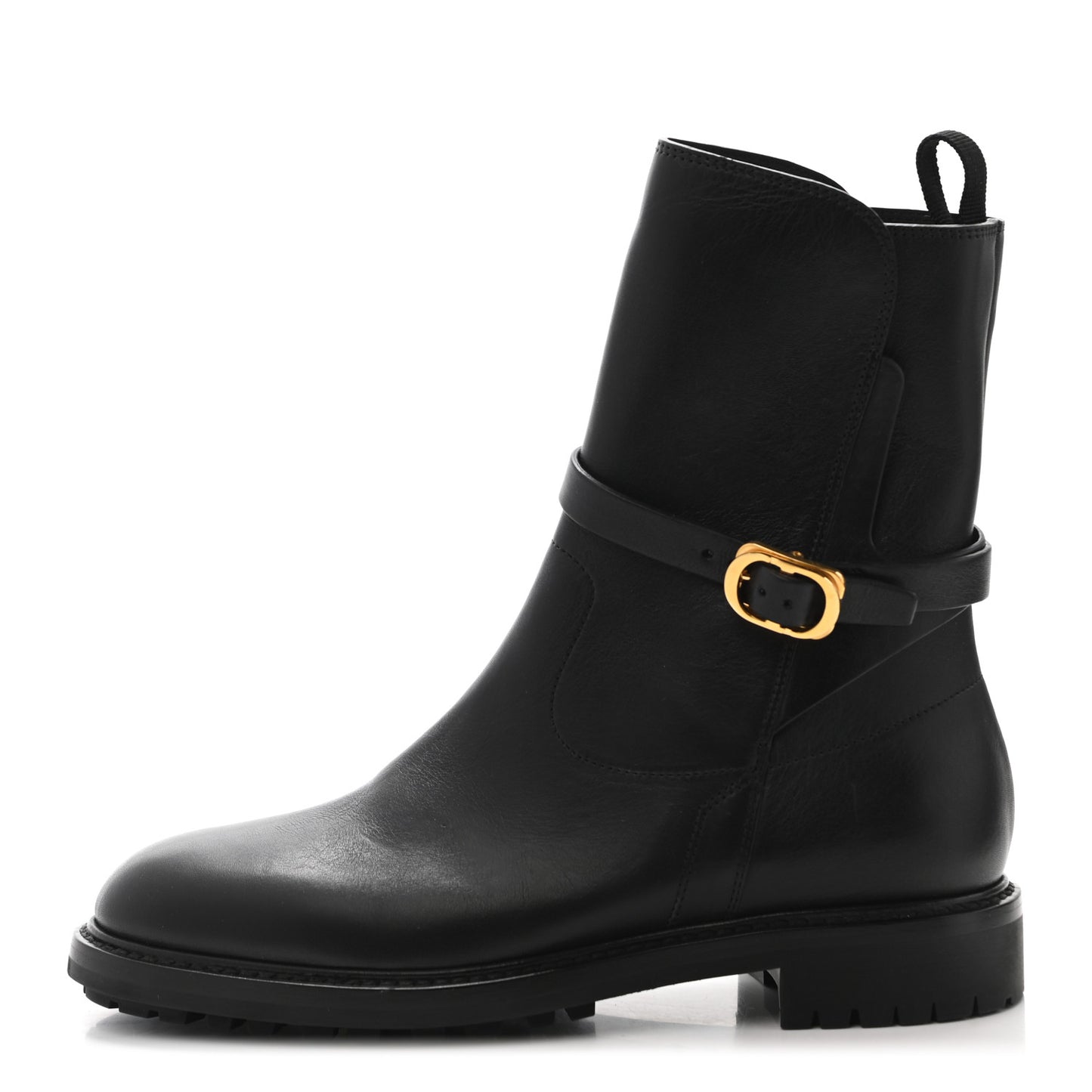 Calfskin Empreinte Ankle Boot 37 Black