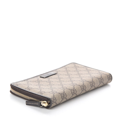 Gucci GG Plus Monogram Joy Zip Around Organizer Wallet Beige Ebony Dark Brown 3 of 5