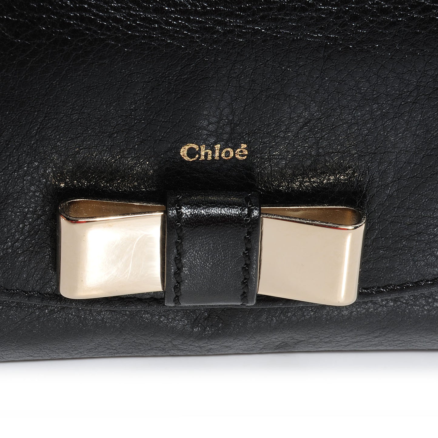 Leather Lily Continental Wallet Black