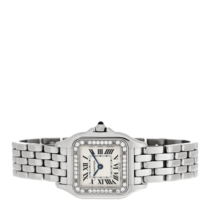 Cartier Stainless Steel Diamond 22mm Panthere Quartz Watch 2 of 4