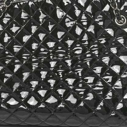 Chanel Patent Quilted Large Just Mademoiselle Bowling Bag Black 8 of 11