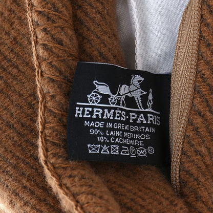 Hermes Wool Cashmere Avalon Pillow PM Ecru Camel 3 of 3