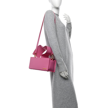 Jacquemus Smooth Calfskin Le Rectangle Shoulder Bag Pink 2 of 13