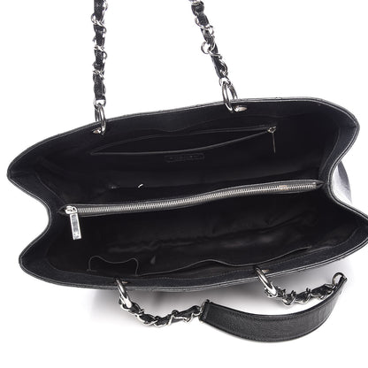 Chanel Caviar Quilted XL Grand Shopping Tote GST Black 5 of 14