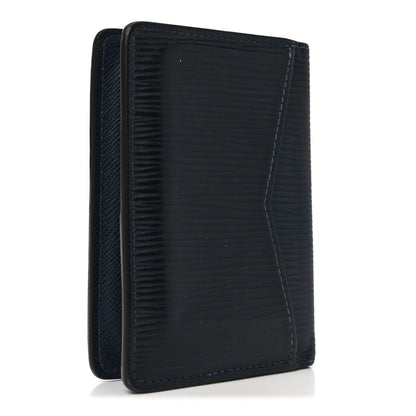 Louis Vuitton Epi Initials Pocket Organizer Blue Marine 3 of 7