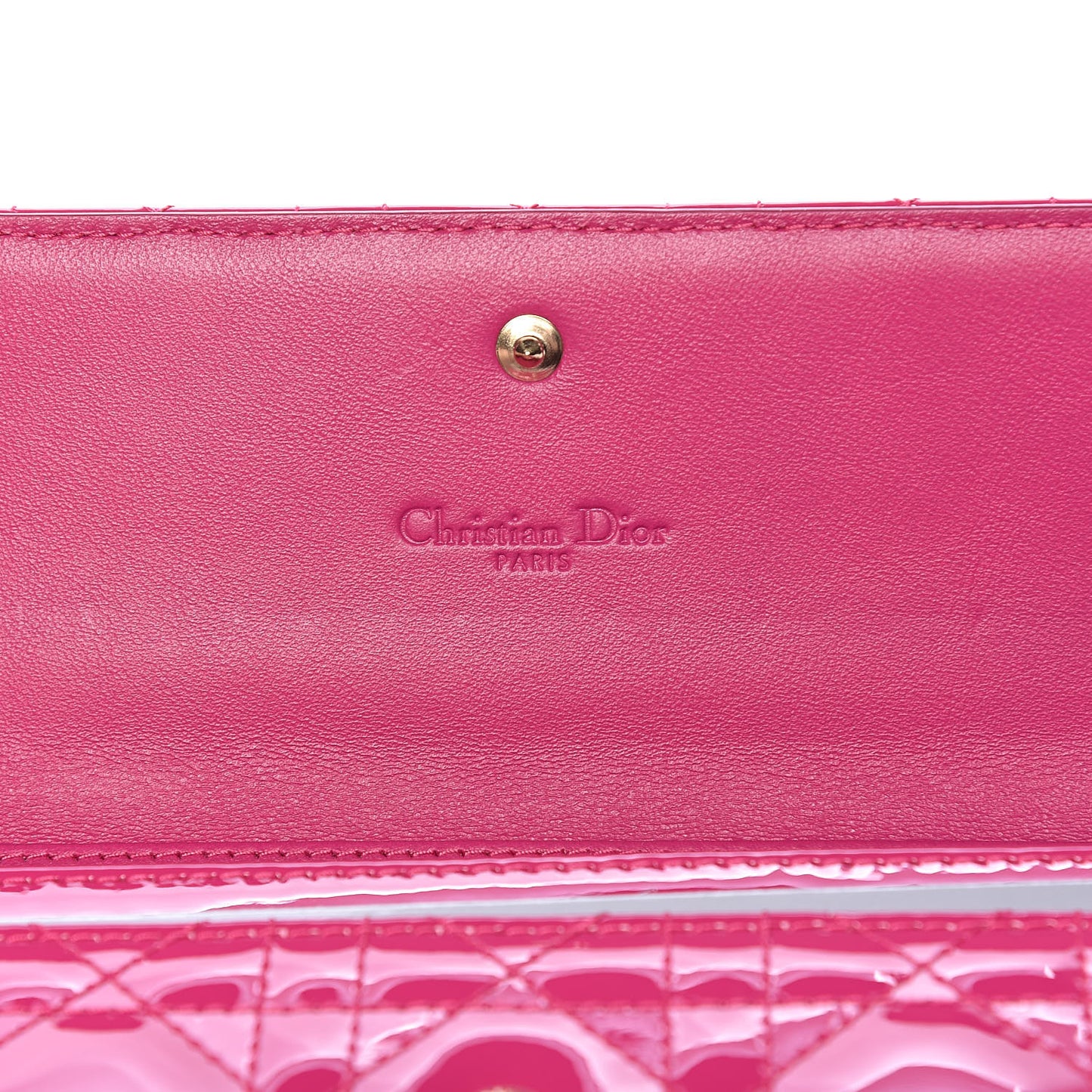 Patent Cannage Rendezvous Chain Wallet Magenta