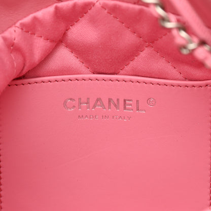 Chanel Shiny Calfskin Quilted Mini Chanel 22 Pink 6 of 12