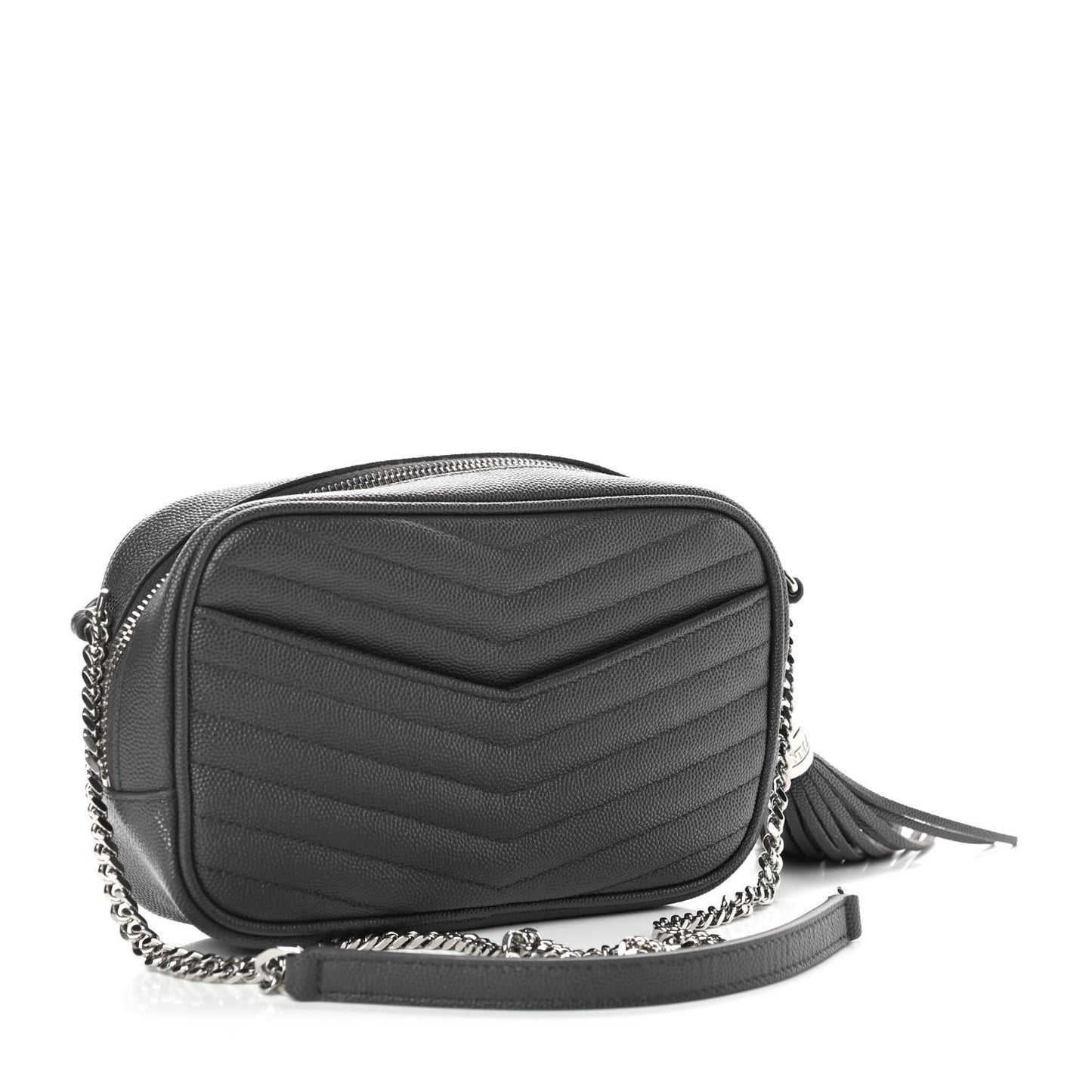 Grain De Poudre Matelasse Monogram Mini Lou Camera Bag Asphalt