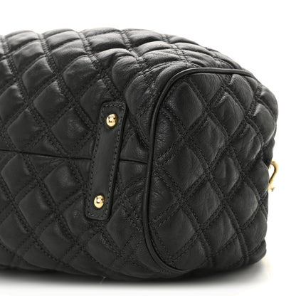 Marc Jacobs Calfskin Quilted Stam Black 9 of 10