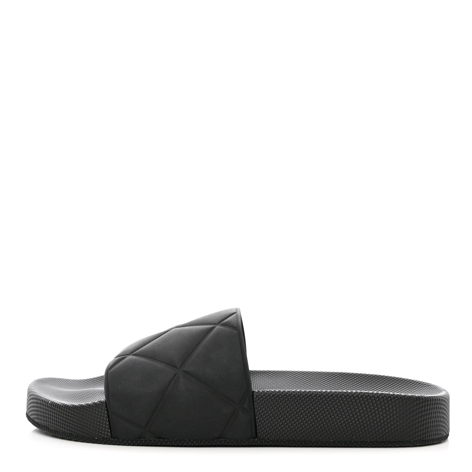 Bottega Veneta Rubber The Slider Sandals 36 Black 1 of 9