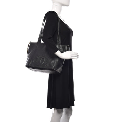 Chanel Caviar CC Tote Black 2 of 14