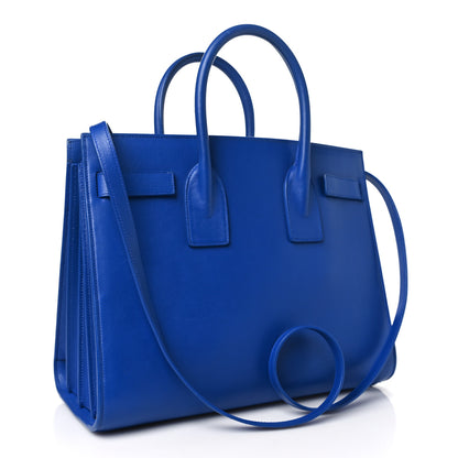 Saint Laurent Calfskin Small Sac De Jour Royal Blue 3 of 11
