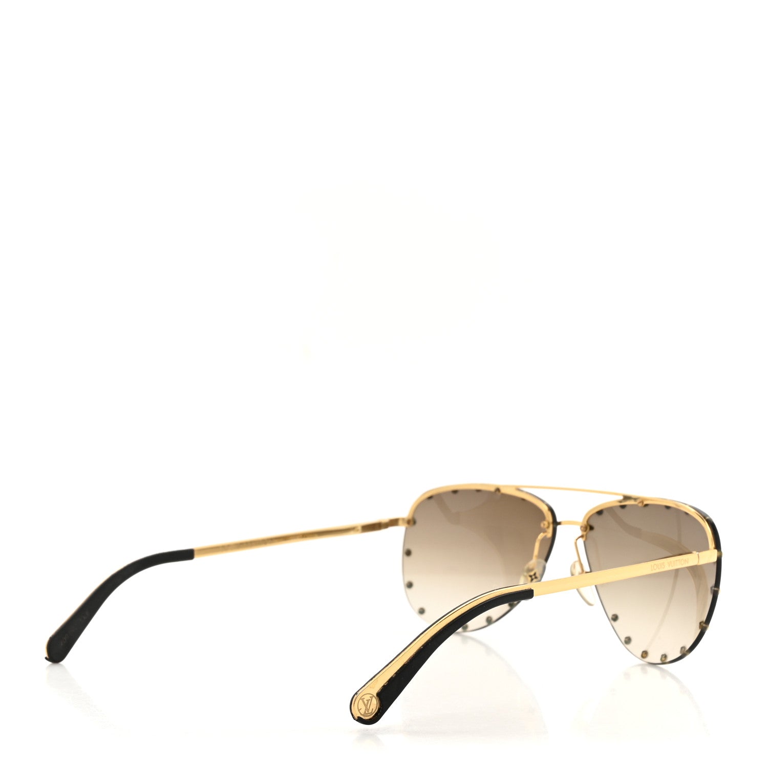 Louis Vuitton The Party Aviator Gradient Sunglasses Z0914U Brown 4 of 8