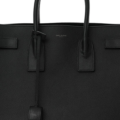 Saint Laurent Grained Calfskin Large Sac De Jour Carryall Black 9 of 20