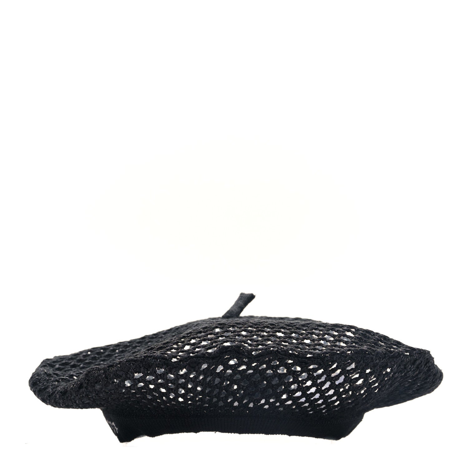 Christian Dior Mesh Arty Beret 57 Black 4 of 9