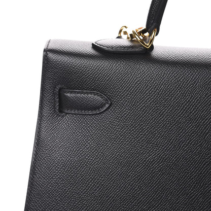 Hermes Epsom Kelly Sellier 35 Black 10 of 32