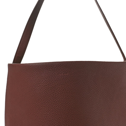 The Row Grained Calfskin Large N/S Park Tote Burnt Red 7 of 9