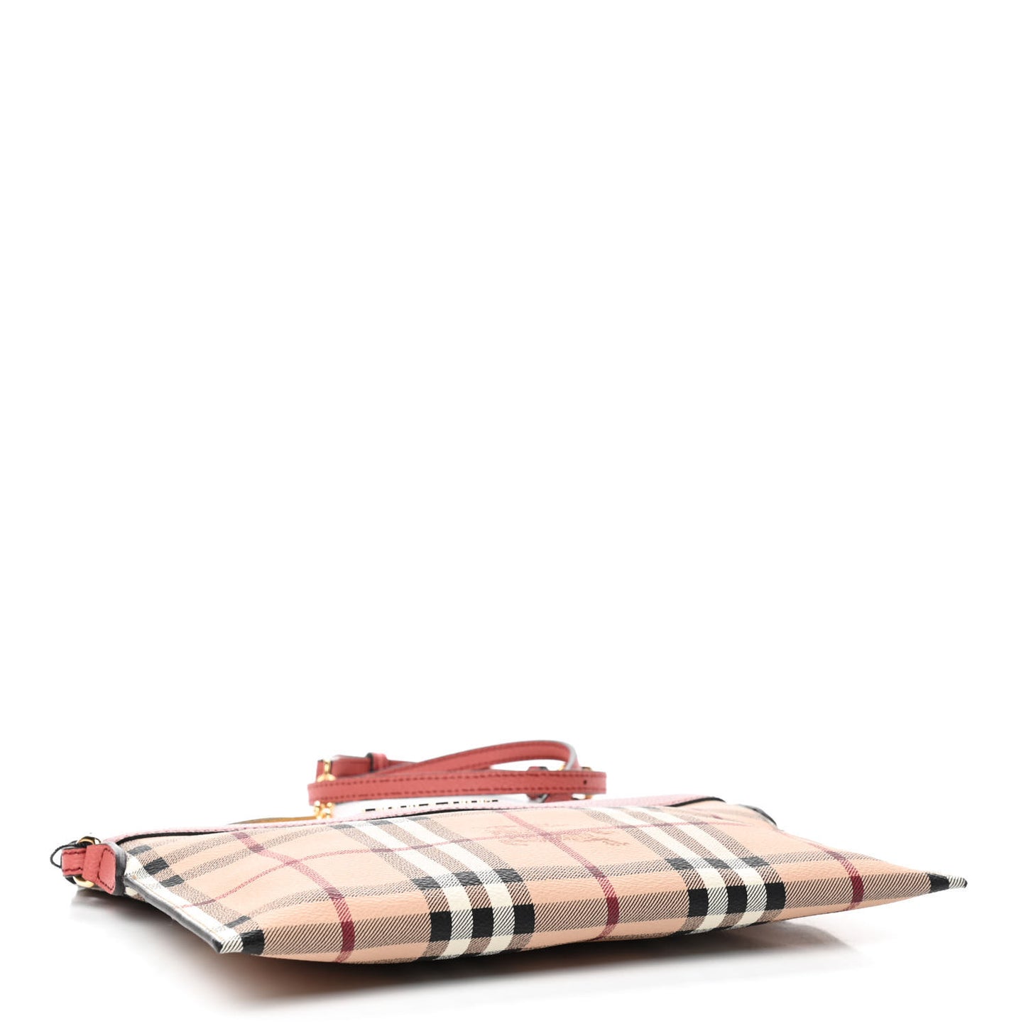 Haymarket Check Peyton Crossbody Clutch Bag Dusty Pink