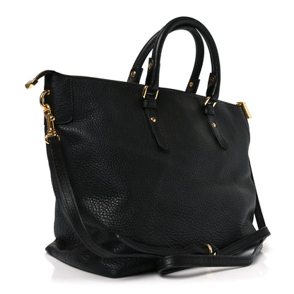 Versace Vitello Medusa Tote Black 3 of 9