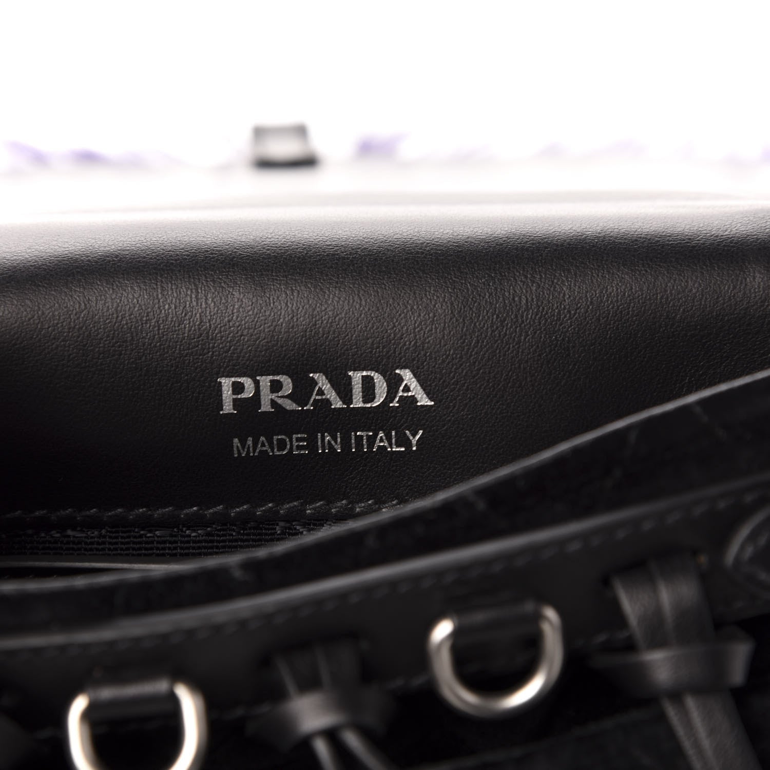 Prada Calf Hair Velluto Corsaire Antic Crossbody Bag Giacinto Black 6 of 9
