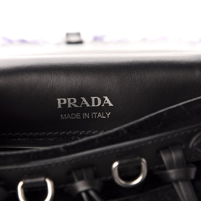 Prada Calf Hair Velluto Corsaire Antic Crossbody Bag Giacinto Black 6 of 9