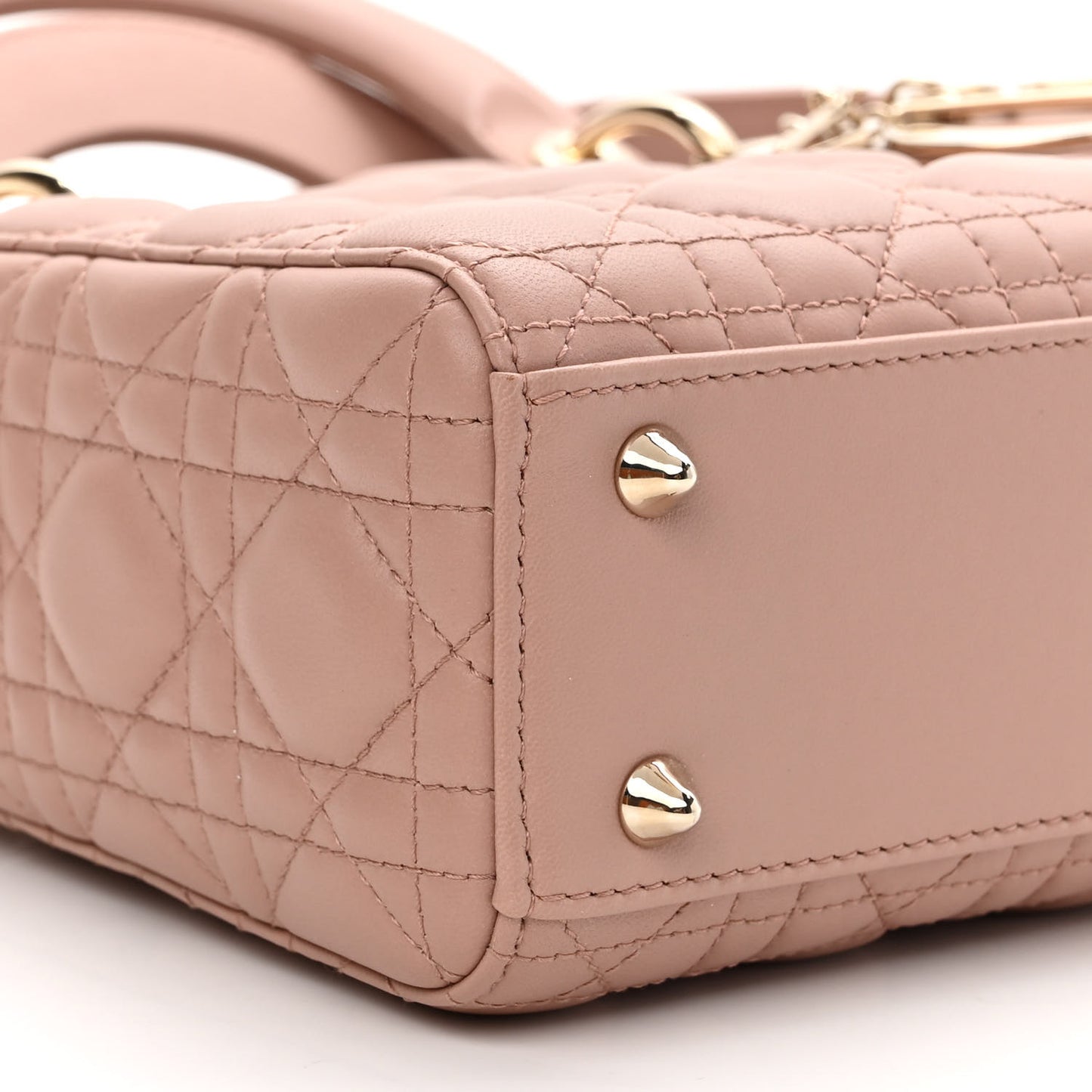 Lambskin Cannage Small My ABC Dior Lady Dior Blush