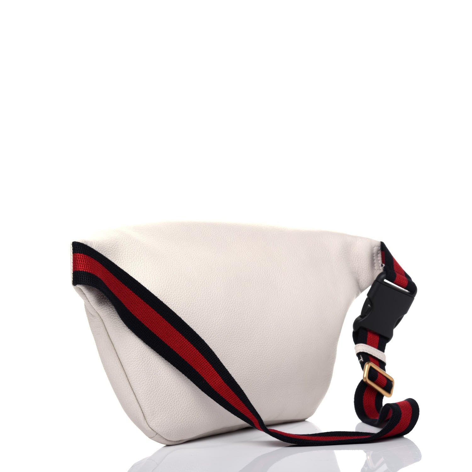 Gucci Grained Calfskin Coco Capitan Logo Belt Bag White 3 of 11