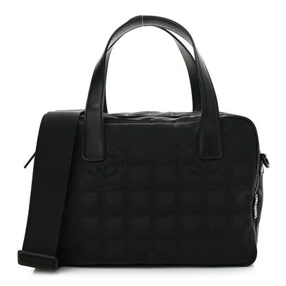 Chanel Nylon Travel Shoulder Bag Black 1 of 10