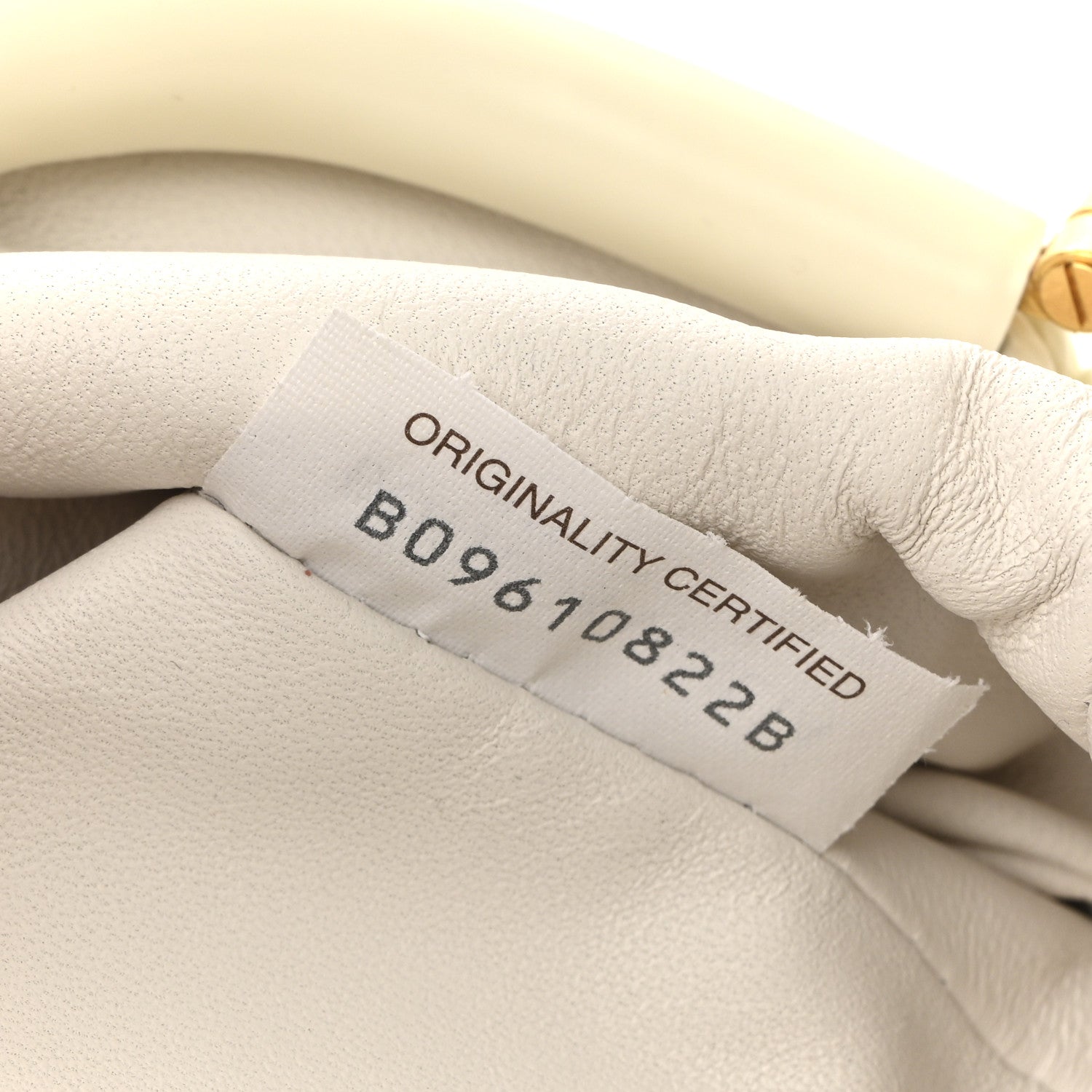 Bottega Veneta Patent Mini Pouch Chalk 7 of 11