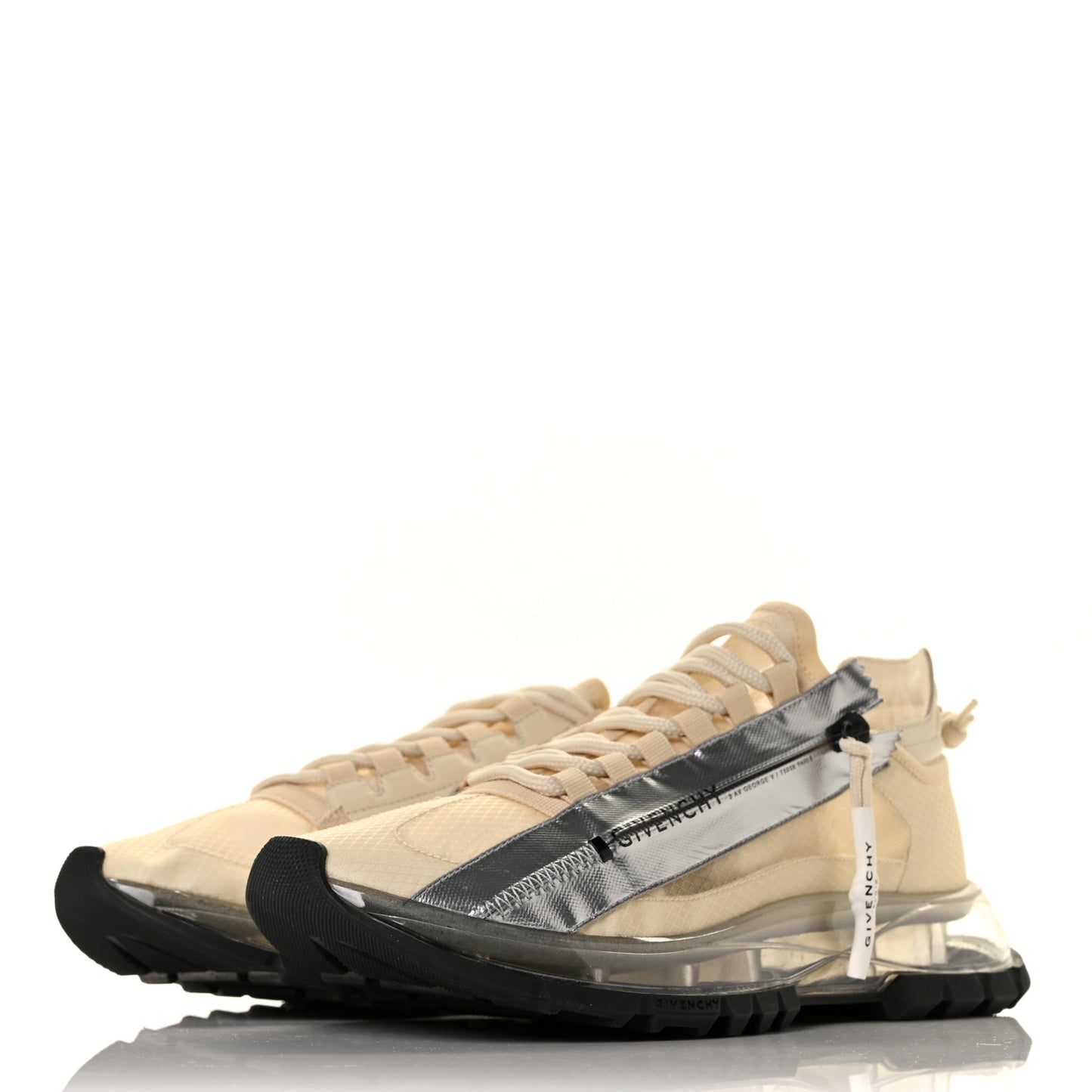 Calfskin Spectre Low Runners Sneakers 38 Off White Black