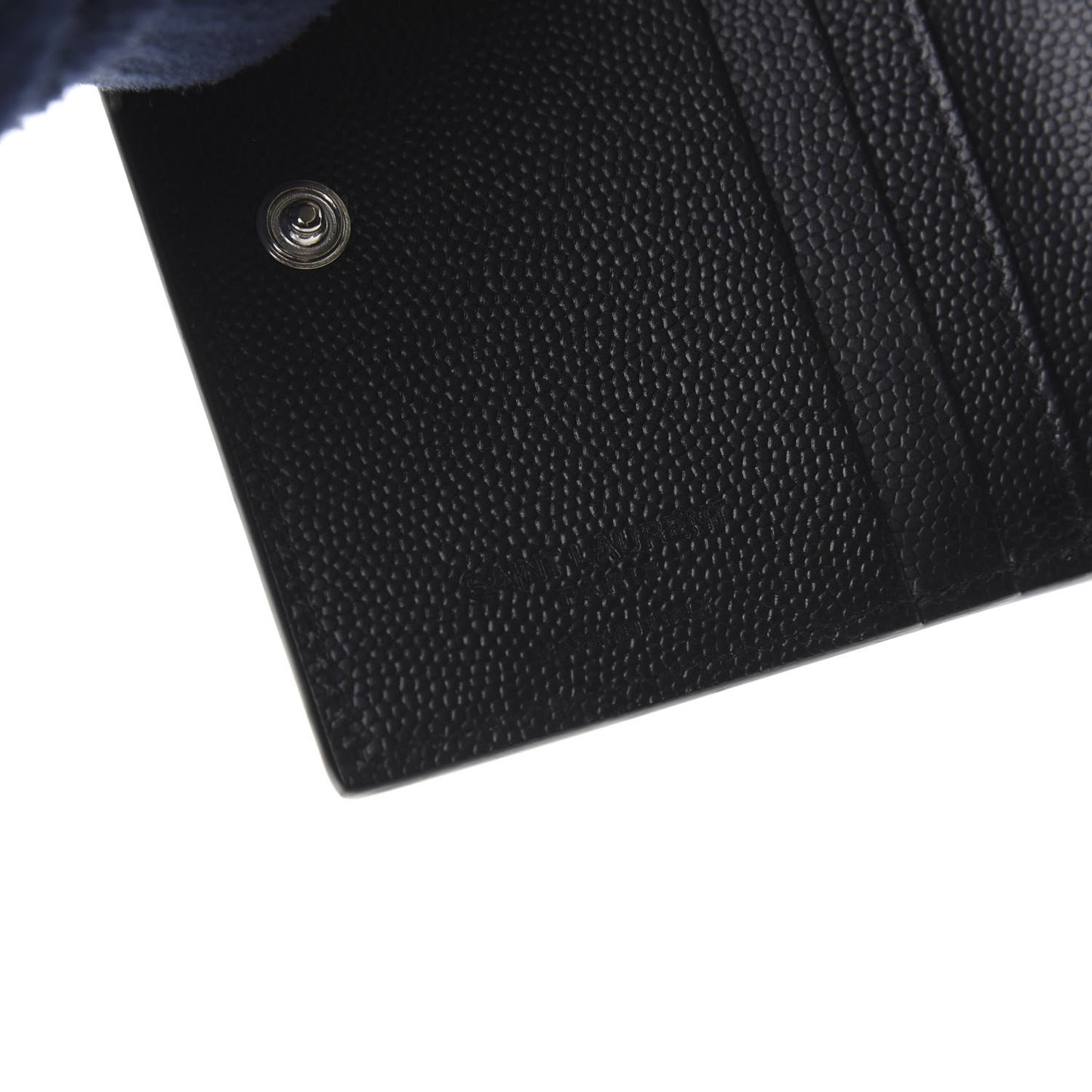 Grain De Poudre Zippered Card Holder Black