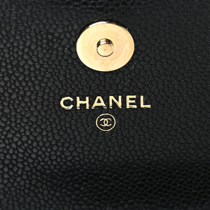 Chanel Caviar Quilted Business Affinity Clutch With Chain Black 6 of 11