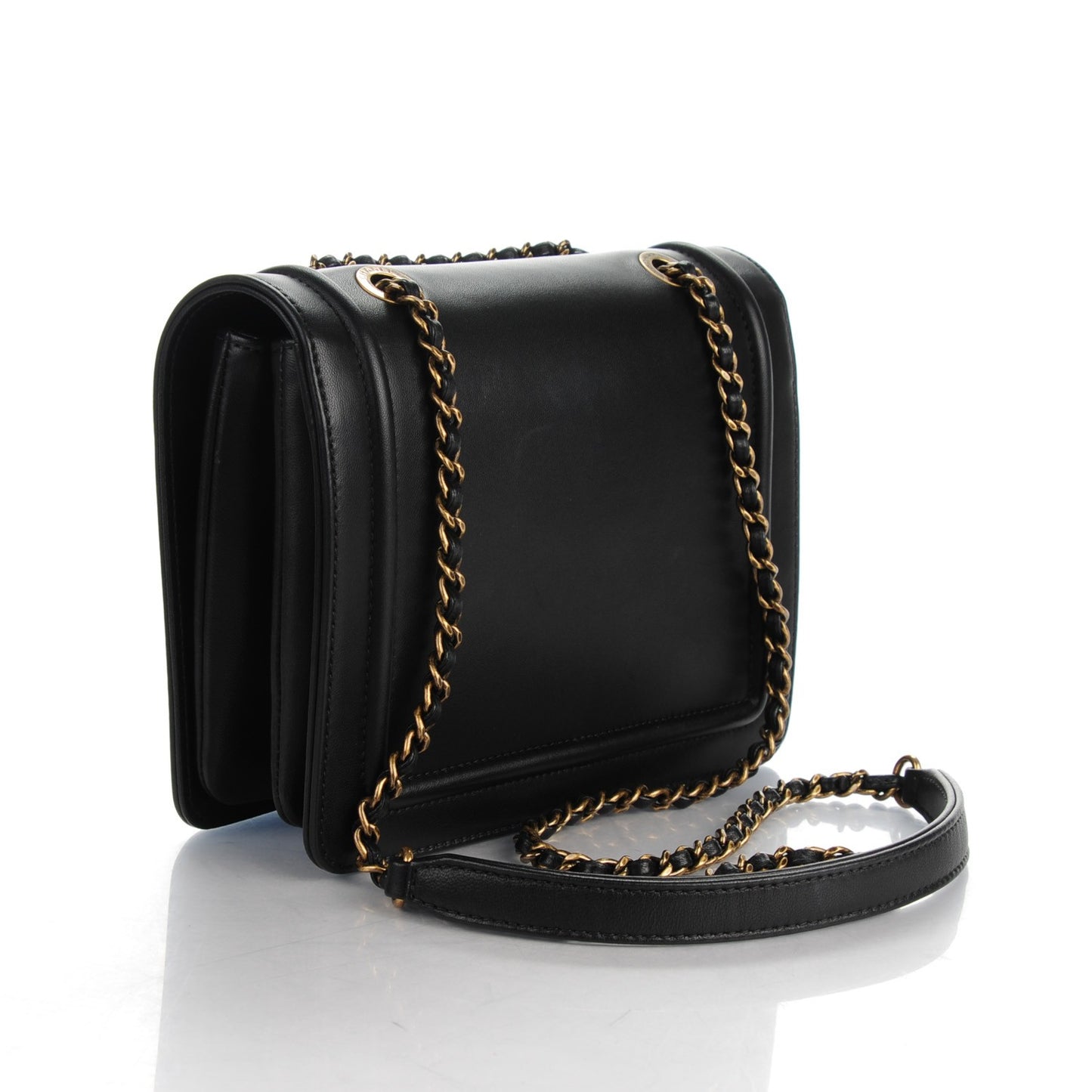 Lambskin Mini CC Antico Flap Black