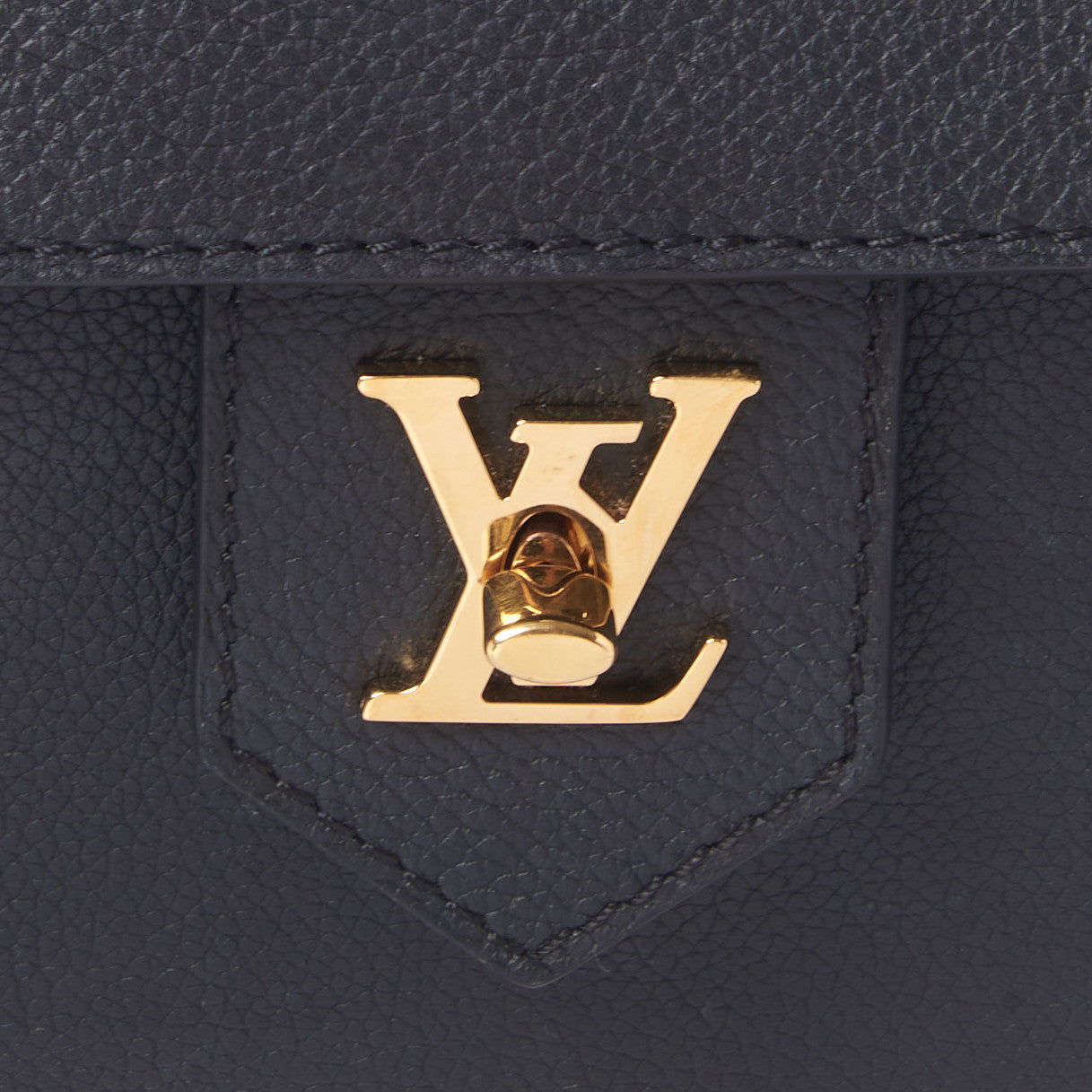 Louis Vuitton Calfskin Lockme PM Black 8 of 9