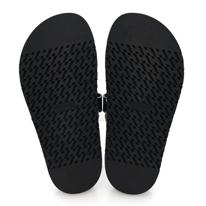 Hermes Calfskin Womens Chypre Sandals 35.5 Black 6 of 10