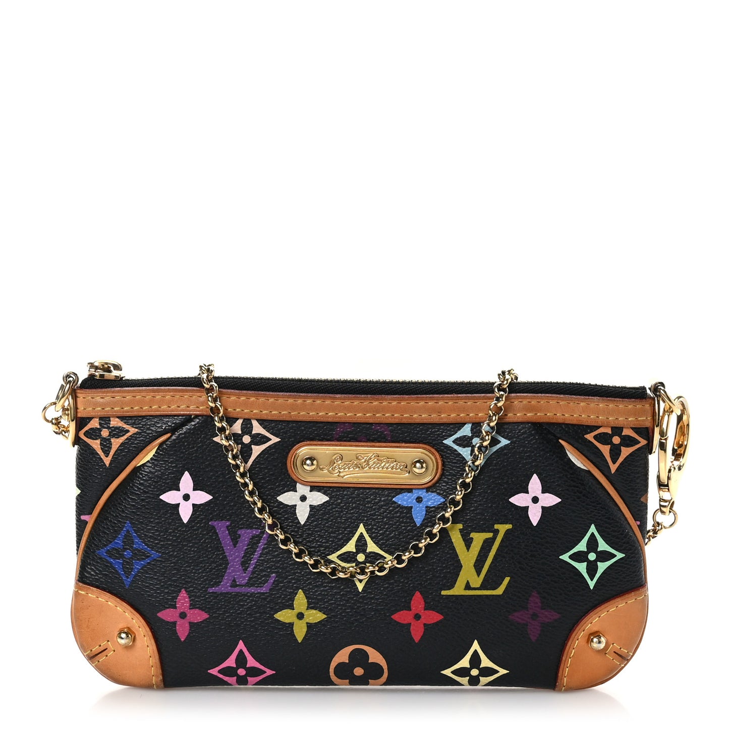 Monogram Multicolor Pochette Milla MM Black