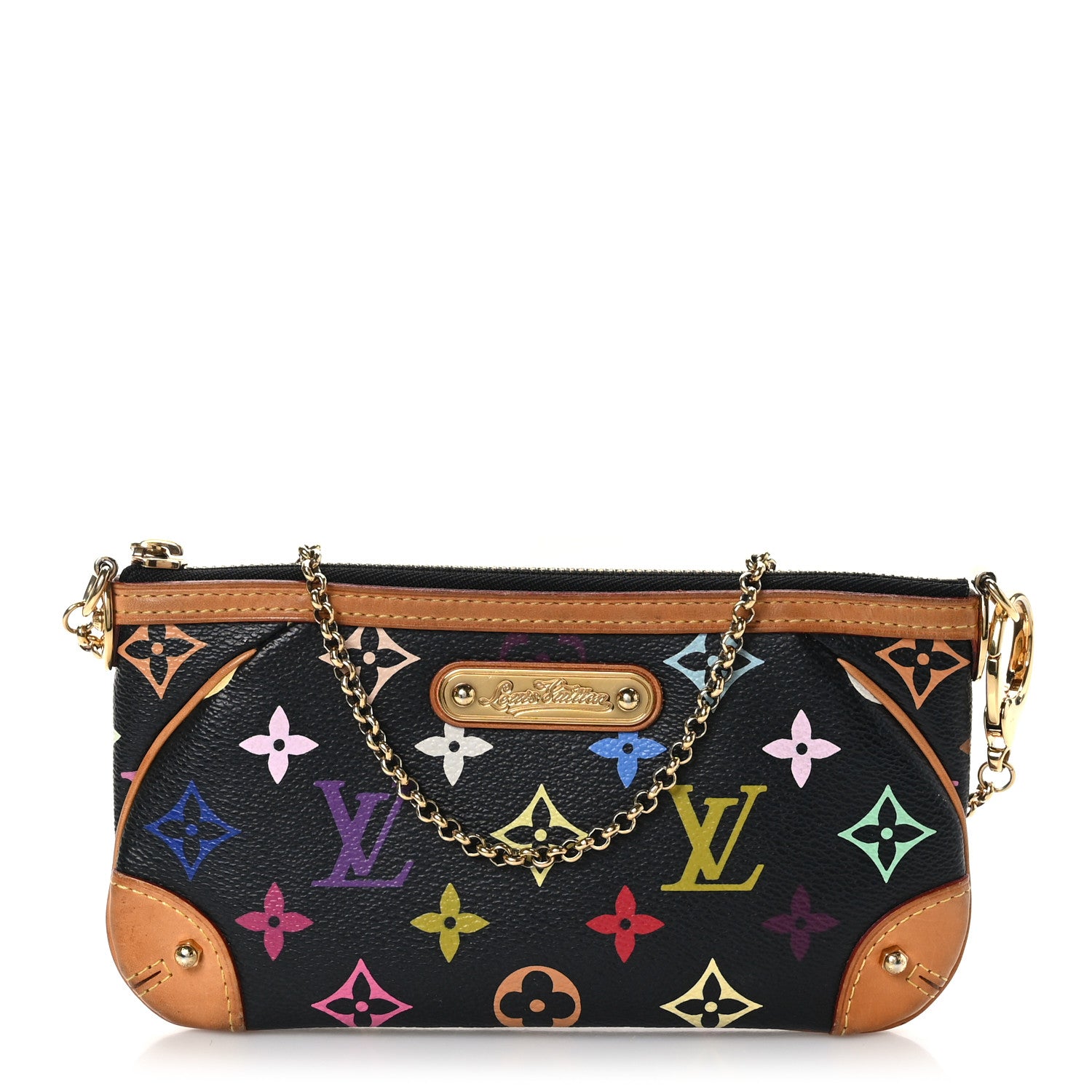Louis Vuitton Monogram Multicolor Pochette Milla MM Black 1 of 6