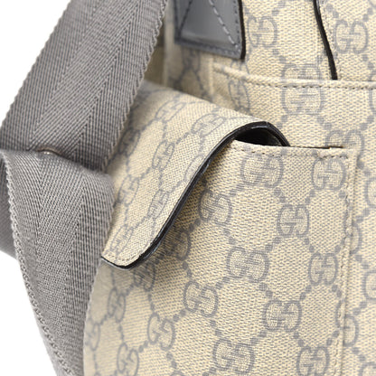 Gucci GG Plus Monogram Messenger Diaper Bag Ecru Grigio 11 of 11